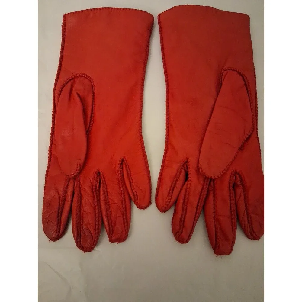 Preston & York Women's 100% genuine leather gloves sz S